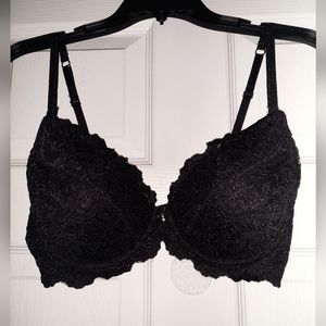NWOT Smart & Sexy black padded underwire bra size 36C
